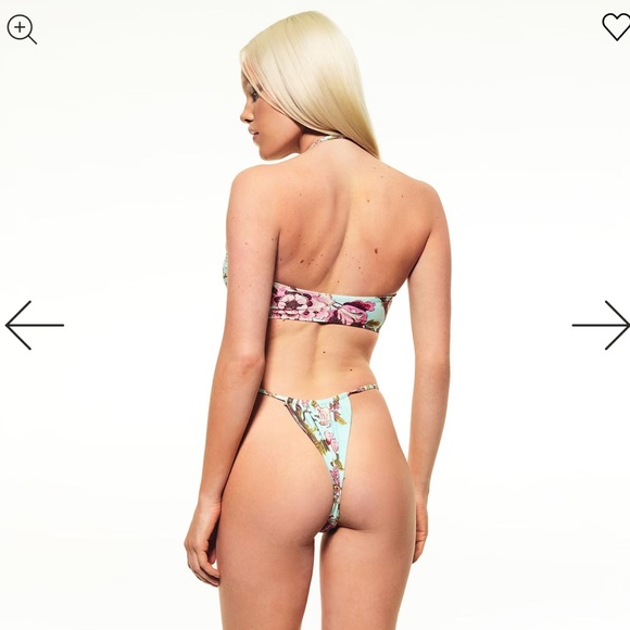 Roberto Cavalli X SKIMS Fagianella Halter Bikini Top Medium - Picture 3 of 8